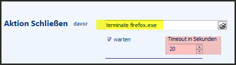 Falls Firefox aktiv ist, wird die Anwendung unter allen Umständen geschlossen. Dabei wartet ArchiCrypt Live maximal 20 Sekunden, bis mit den Schließen fortgefahren wird.